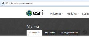 MyEsri website